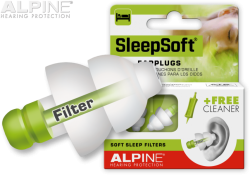 Špunty do uší na spaní Alpine SleepSoft proti chrápání
