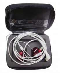 Polstrované pouzdro / etuje na špunty do uší proti hluku a In-Ear sluchátka (In-Ear Monitory) 