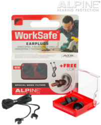 Chrániče sluchu Alpine WorkSafe SNR 23 dB 