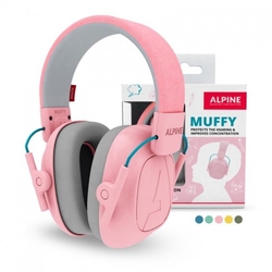 Alpine Muffy Pink dětská ochranná sluchátka -25 dB