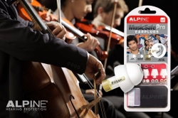 Alpine MusicSafe Pro White - špunty do uší pro muzikanty, DJe a zpěváky