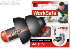 Chrániče sluchu Alpine WorkSafe SNR 23 dB 1 pár