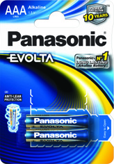 Baterie AAA Panasonic Evolta LR03EGE/2BP (2 ks/BL)