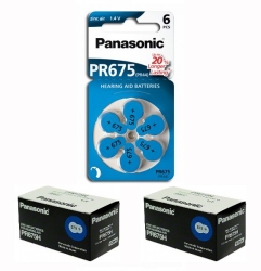 20 x baterie do sluchadel Panasonic PR675(44H)/6LB