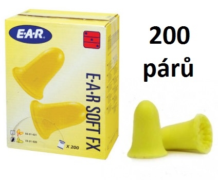 Chrániče sluchu EAR Soft FX -39dB! 200 párů 