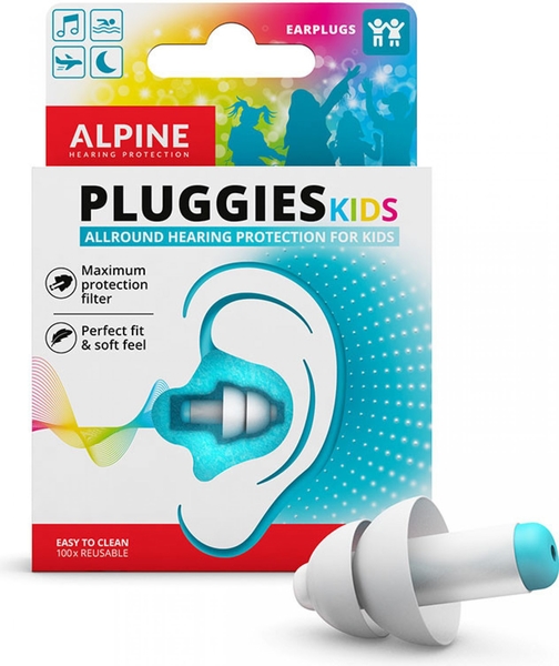 Fotografie Earplugs dětské ušní ucpávky Alpine Pluggies Kids