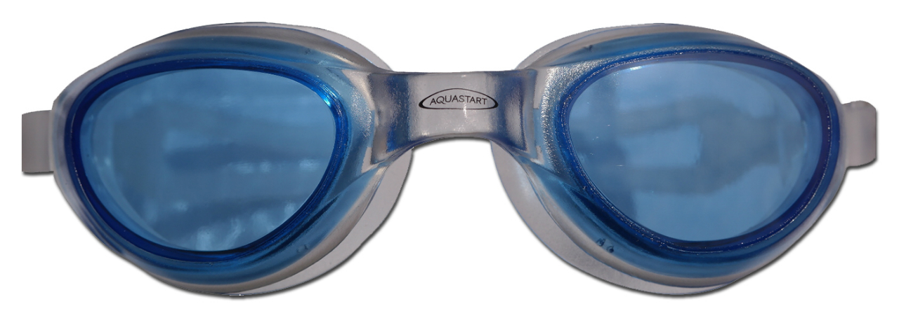 Plavecké brýle pro juniory a dospělé AQUASTART BLUE-WHITE 611