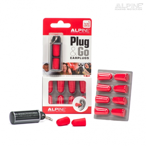 Pěnové špunty do uší Alpine Plug&Go
