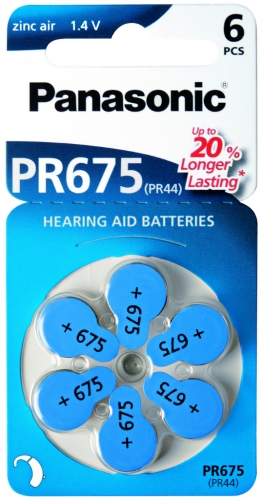 Panasonic PR675H - baterie do naslouchadla 
