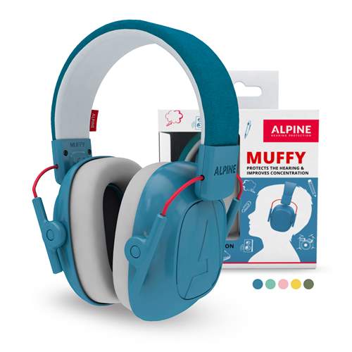 Alpine Muffy Blue dětská ochranná sluchátka -25 dB