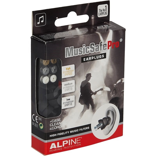 Fotografie Alpine MusicSafe Pro Black SNR 16, 19, 22 dB 1 pár