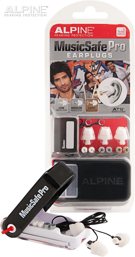 Alpine MusicSafe Pro White - špunty do uší pro muzikanty, DJe a hudební fanoušky